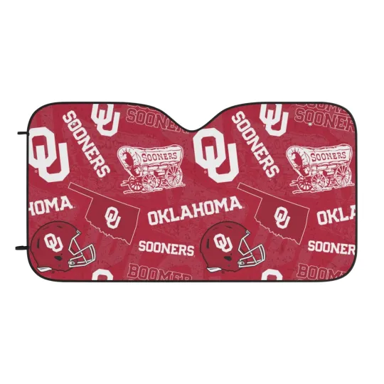 Discover Oklahoma Sooners Car Sun Shades