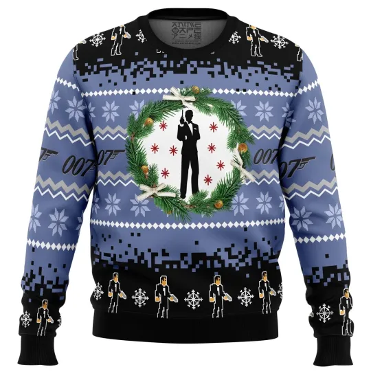 Discover 007 James Bond Ugly Christmas Sweater- Christmas Gifts 2025