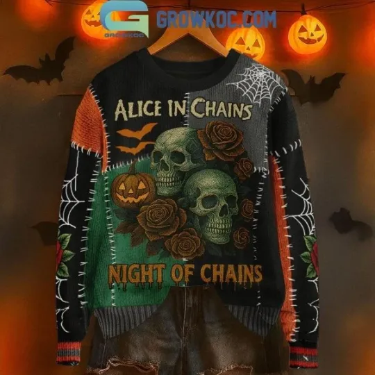 Discover ALC Band Night Of Chains Halloween Ugly Sweater
