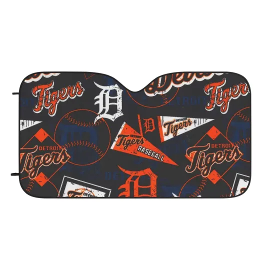 Detroit Tigers Car Sun Shades