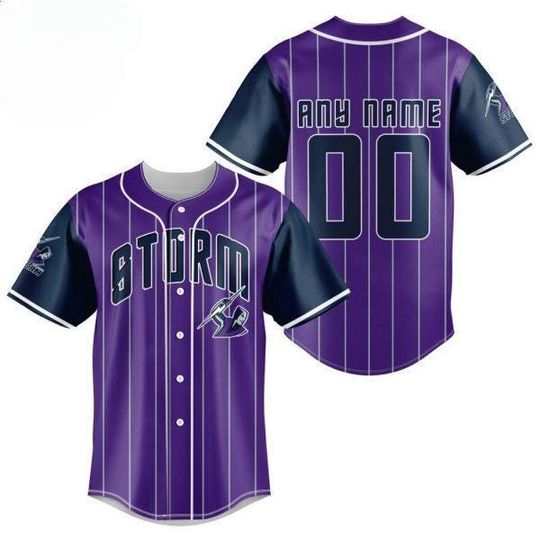 Discover Melbourne Storm Special Baseball Jersey Design