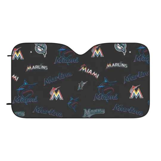 Discover Miami Marlins Car Sun Shades