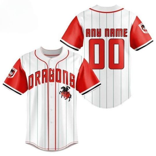 Discover St. George Illawarra Dragons Special Baseball Jersey Design