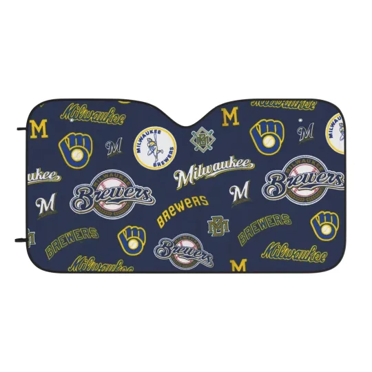 Milwaukee Brewers Car Sun Shades
