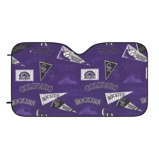Discover Colorado Rockies Car Sun Shades