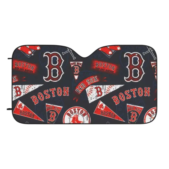 Discover Boston Red Sox Car Sun Shades