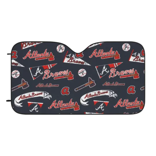 Discover Atlanta Braves Car Sun Shades