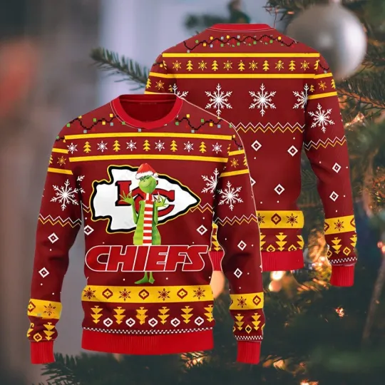 Discover Kansas City funny character Stole Chiefs Funny Best For Christmas Ugly Sweater