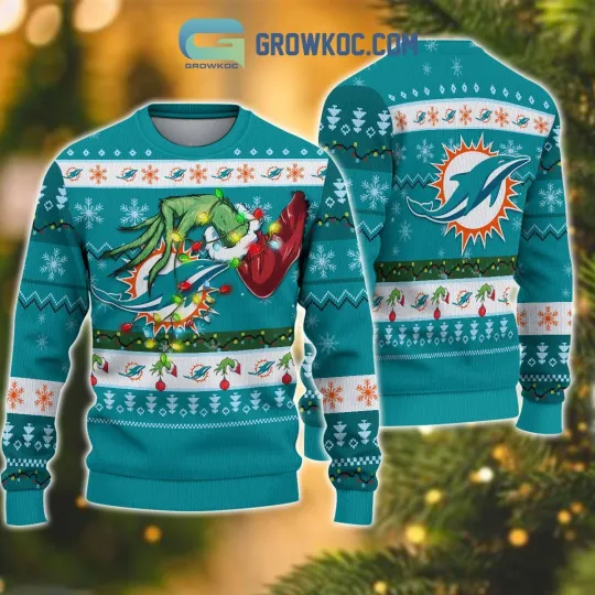 Discover Miami funny character Stole Dolphins Funny Best For Christmas Ugly Sweater