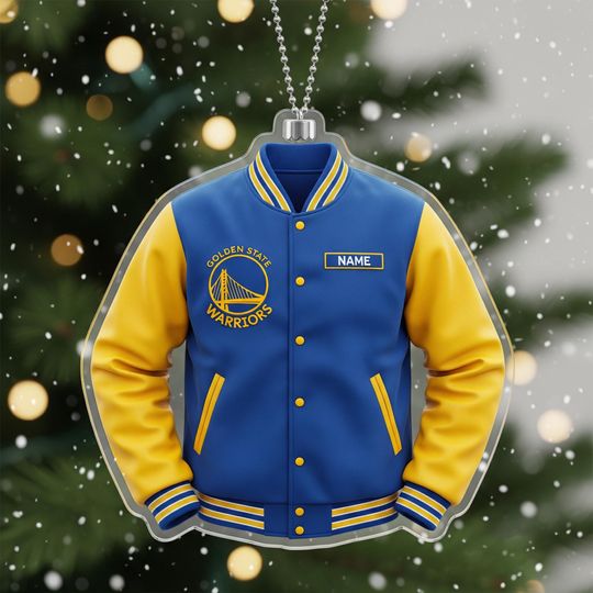 Discover Personalized Varsity Jacket Christmas Ornament: Custom Sports Gift