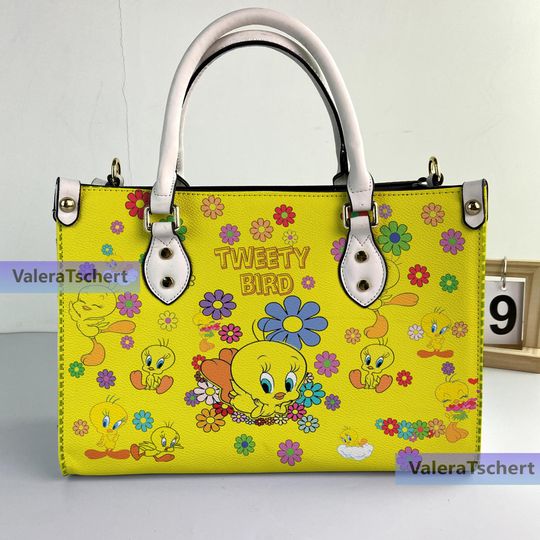 Discover Tweety Bird Leather Bag Handbag, Tweety Bird Lovers Handbag