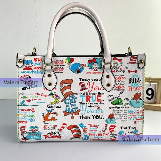 Discover Seuss Geisel Leather Handbag, Seuss Geisel Lover's Handbag, Xmas Gifts