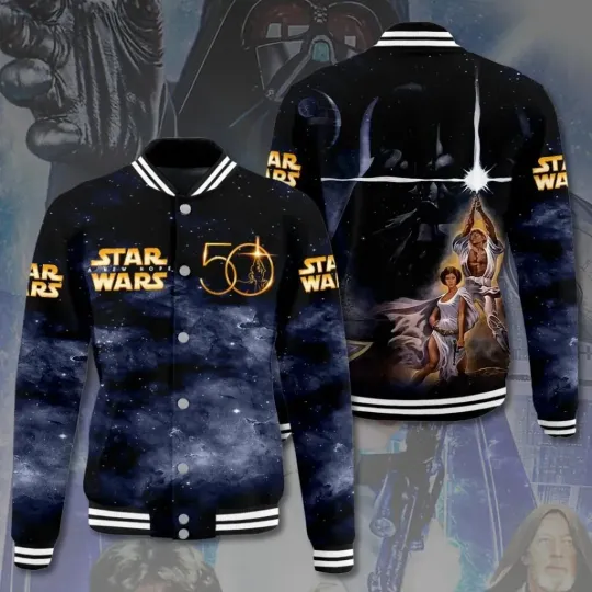 Discover Star Wars 50th Anniversary Unisex Baseball Jacket
