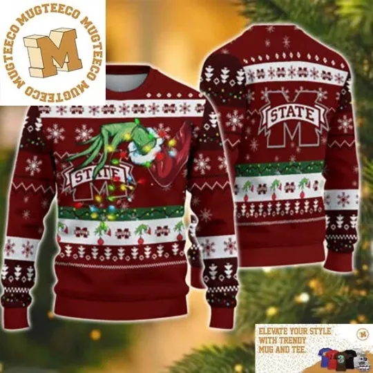 Discover funny character Stole Mississippi State Bulldogs Funny Best For Christmas Ugly Sweater