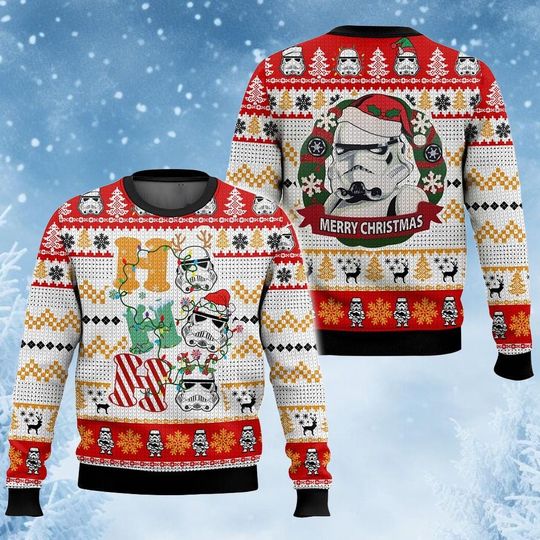 Discover Star Wars Santa Darth Vader Christmas Sweater for Fans