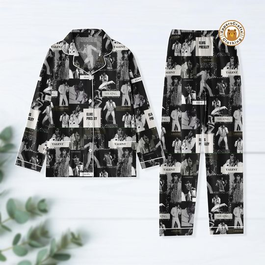 Discover Elvis Presley Pajamas, Presley Merch, Gift for Elvis Presley Fan, King Of Music, Memories Music, Birthday Gift, Gift Fan Elvis Presley