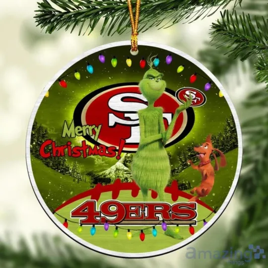 Discover Personalized San Francisco Football 49erss Team Christmas Ceramic Ornament Gift