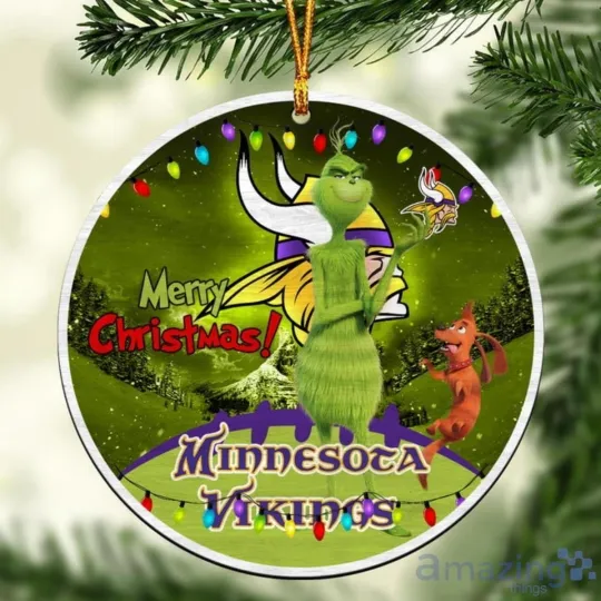 Discover Personalized Minnesota Football Vikingss Team Christmas Ceramic Ornament Gift
