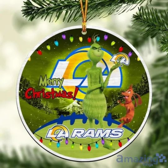 Discover Personalized Los Angeles Football Ramss Team Christmas Ceramic Ornament Gift