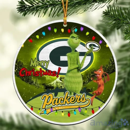 Discover Personalized Green Bay Football Packerss Team Christmas Ceramic Ornament Gift