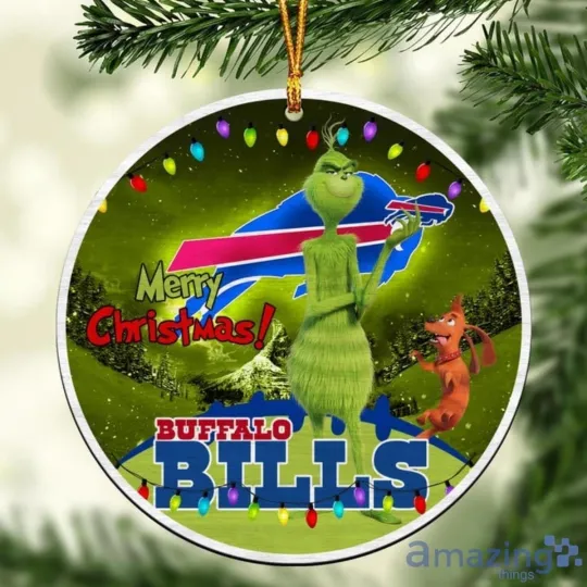 Discover Personalized Buffalo Football Billss Team Christmas Ceramic Ornament Gift Decor
