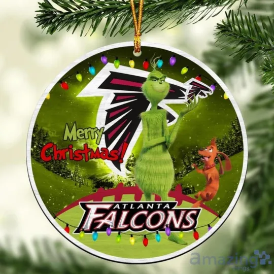 Discover Personalized Atlanta Football Falconss Team Christmas Ceramic Ornament Fan Gift