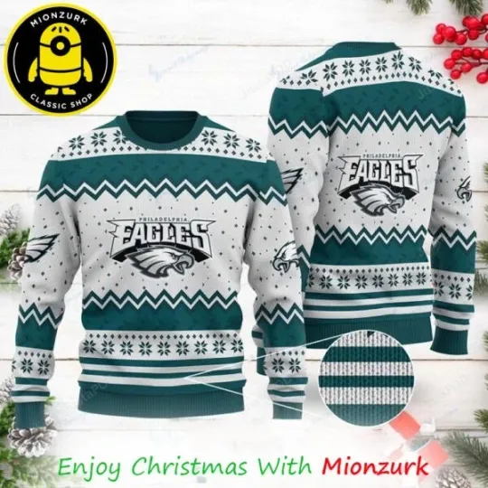 Discover Philadelphia Eagle football 2025 Holiday Gift Knitted Ugly Christmas Sweater
