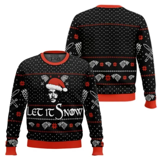 Discover Let It Snow Game Of Thrones Ugly Christmas Sweater All Sizes