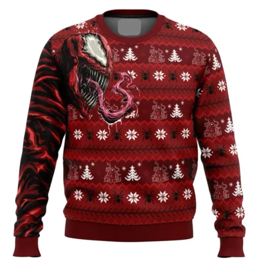 Discover Let There Be Christmas Carnage Marvel Ugly Chrismas Sweater