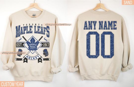 Discover Personalized Toronto Hockey Sweatshirt, Toronto Panthers crewneck, Toronto Hockey shirt, Custom Hockey Shirt, Hockey Number Shirt