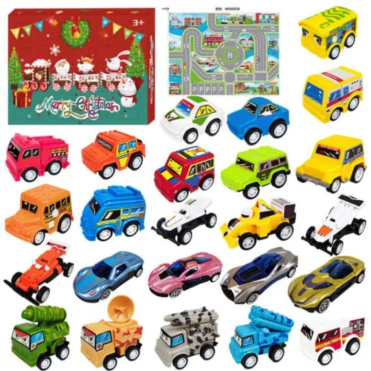 Discover Countdown All Kinds of Vehicles Advent Calendar, 24 Days of Festive 3D Blind Box