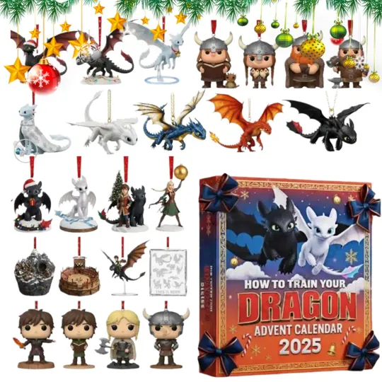Discover How to Train Your Dragon Tootless Advent Calendar 24 Days Anime Movie Countdown