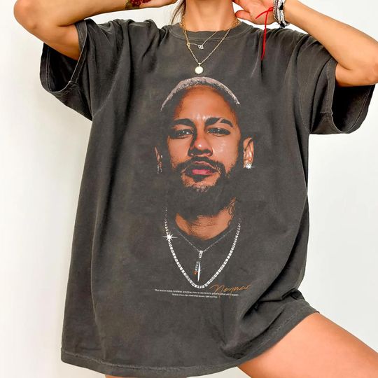 Neymar T-Shirt | Vintage Soccer Graphic Tee | Retro Streetwear Unisex