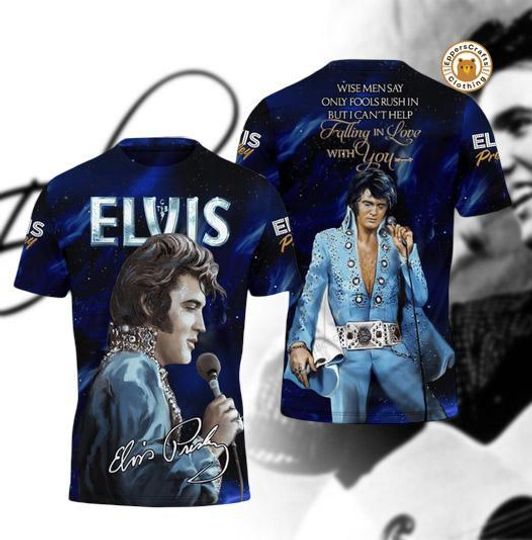 Elvis Presley Shirt, Elvis Presley Gift, Elvis Presley 3D Merch