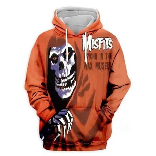 Misfits Death Psycho In The Wax Museum Punk Rock Band All Over Print Hoodie 3D