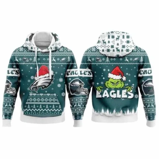 Discover Philadelphia Eagle x Christmas 2025 Hoodie All Sizes Gift For Fans