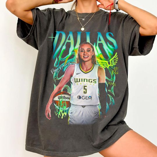 Discover Paige Bueckers Vintage T-Shirt Dallas Woman Basketball