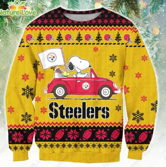 Discover Pittsburgh Steeler Ugly Christmas Sweater