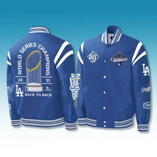 Discover Los Angeles city Dodger Back To Back Champions 2025 Jacket