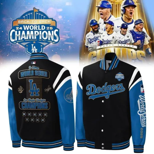 Dodgers 2025 World Series Champions Limited Edition Bomber Jacket