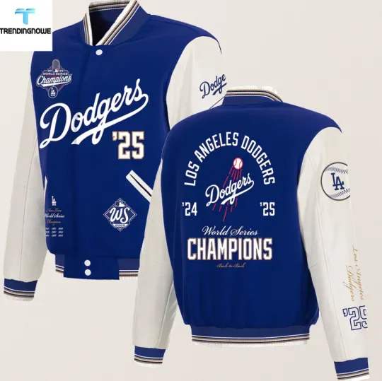 Los Angeles Dodger 2025 World Series Champions Bomber Jacket