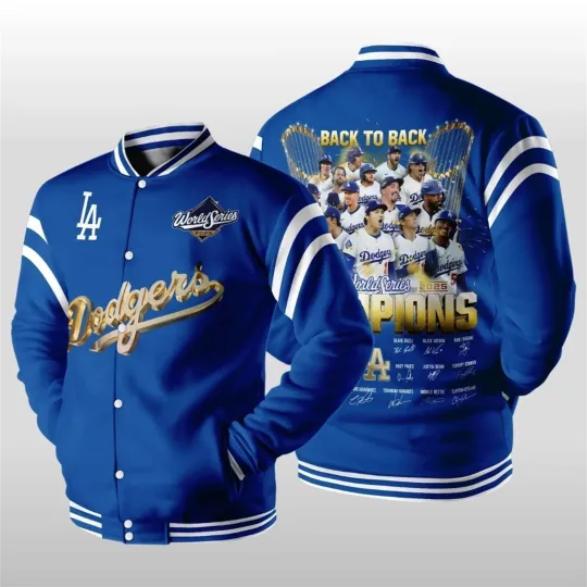 2025 LA Dodger World Series Win Championship Jacket