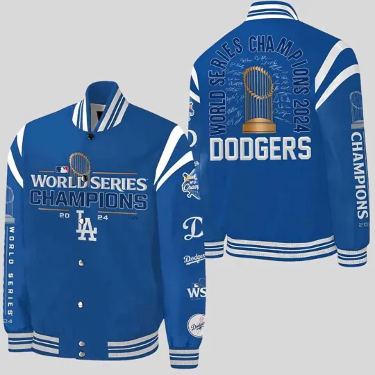 Discover LA Dodgers Champions Baseball Jacket