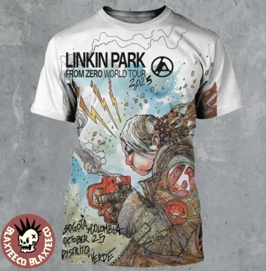 Linkin Park From Zero World Tour 2025 October 25 3D T-Shirt