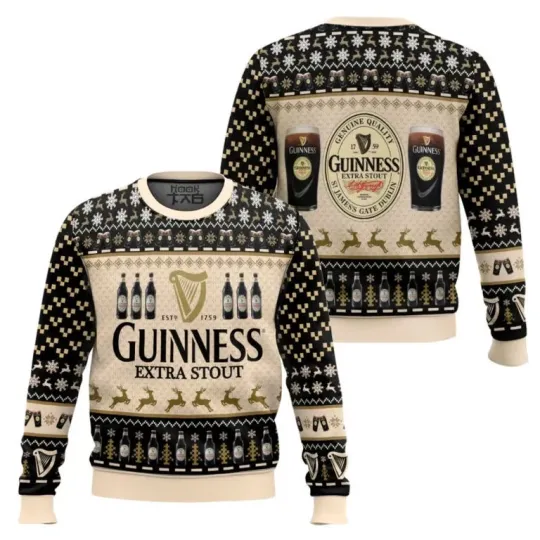 Discover Guinness Extra Stout Ugly Christmas Sweater