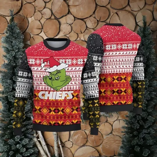 Discover XMAS K.C Grin Ugly Christmas Sweater