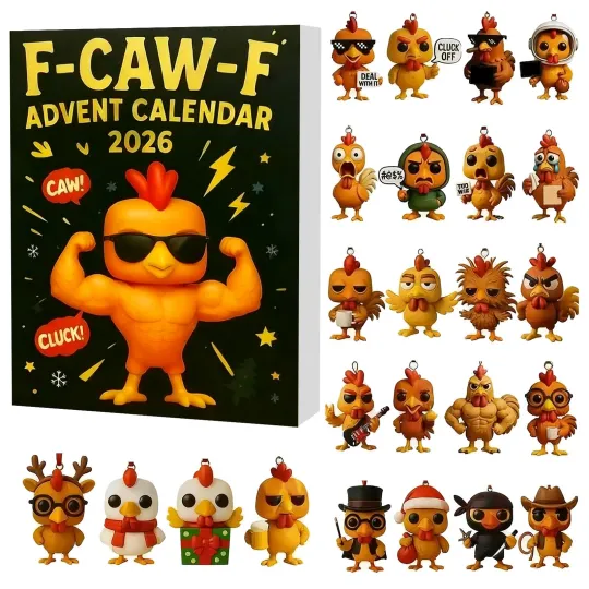 Discover Christmas Countdown F-CAW-F Advent Calendar – 24 Days of Festive 2D Blind Boxes