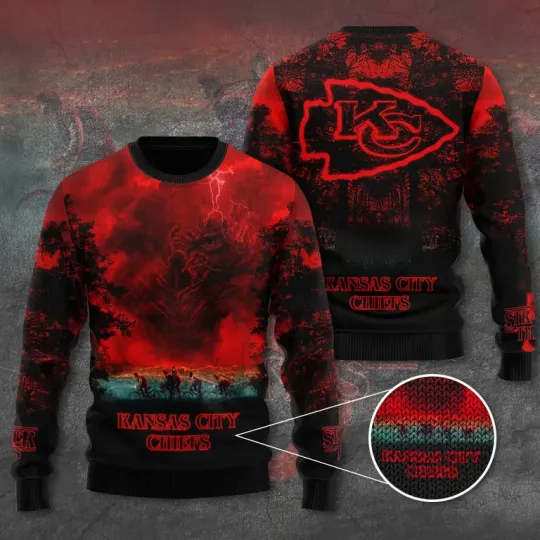 XMAS K.C Stranger Things Ugly Christmas Sweater