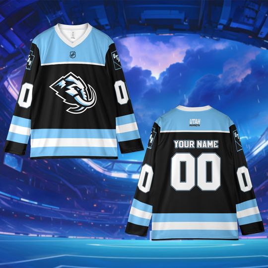Discover Custom Utah Mammoth Hockey Jersey 2025  New Uniform Shirt for Hockey Fans