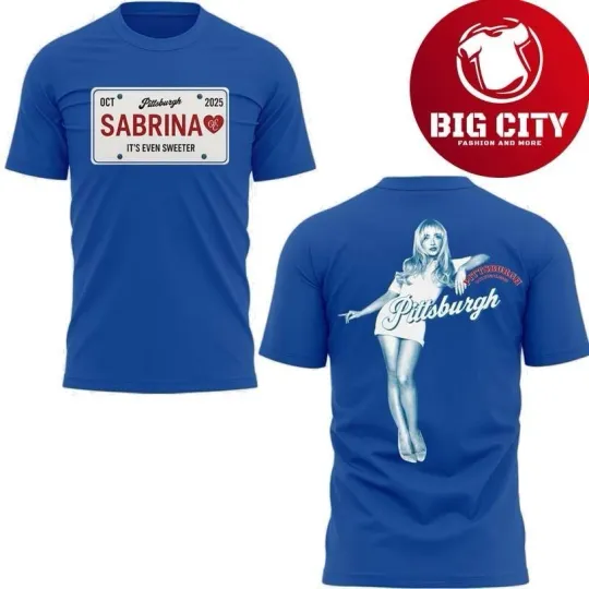 Discover Sabrina Carpente Short NSweet Tour Pittsburgh 2025 Two Sided Shirt